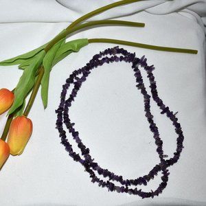 Amy Kahn Russell Amethyst Chip Necklace, 40 inch